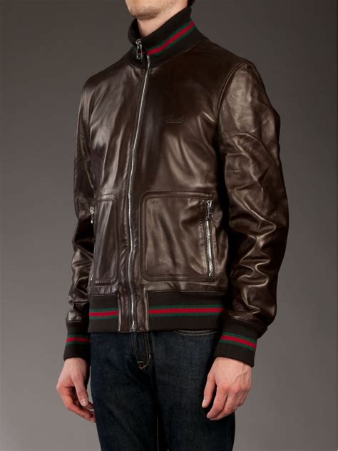 gucci leather waistcoat|vintage Gucci leather jacket men's.